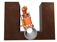 Kanaalboormachine voor boorbereik van 110 - 354 mm